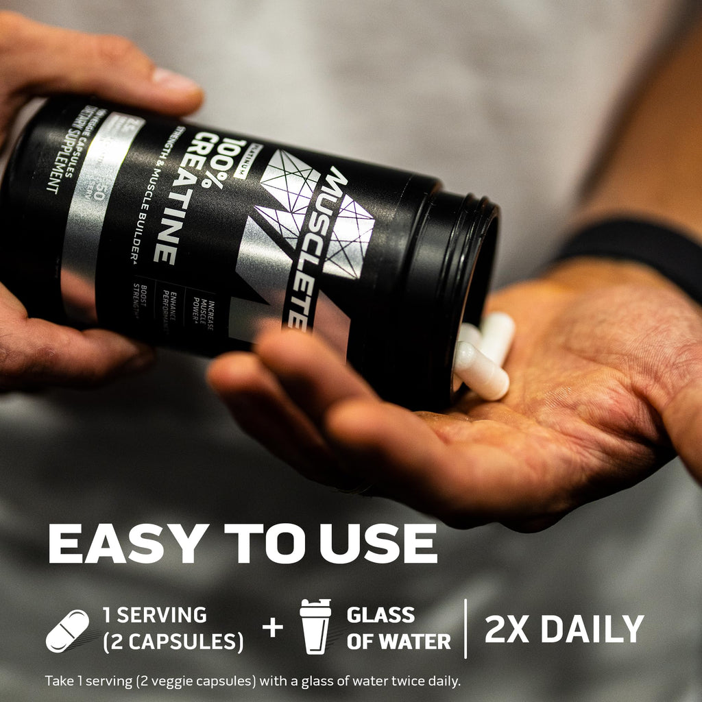 MuscleTech Platinum 100% Creatine Pills | Creatine Monohydrate Pill| | Muscle Recovery MuscleTechBuy Supplements Australia