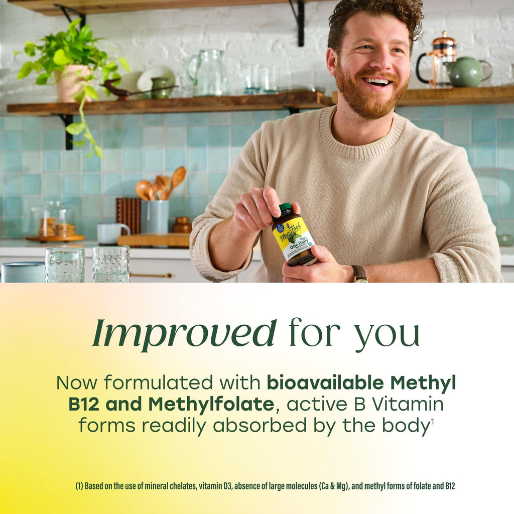 MegaFood One Daily Mens Multivitamins - Multivitamin for Men - Vitamin C, Vitamin D3 & Vitamin B12 - Muscle, Energy Metabolism & Immune Support MegaFoodBuy Supplements Australia