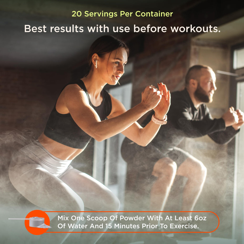 Genius Pre Caffeine-Free Pre Workout Boosted Energy, Focus, Performance Nootropic Formula AlphaSize, Citrulline Malate, CarnoSyn Beta Alanine Endurance, Stamina, Recovery, 20 Servings - Grape Limeade The Genius BrandBuy Supplements Australia