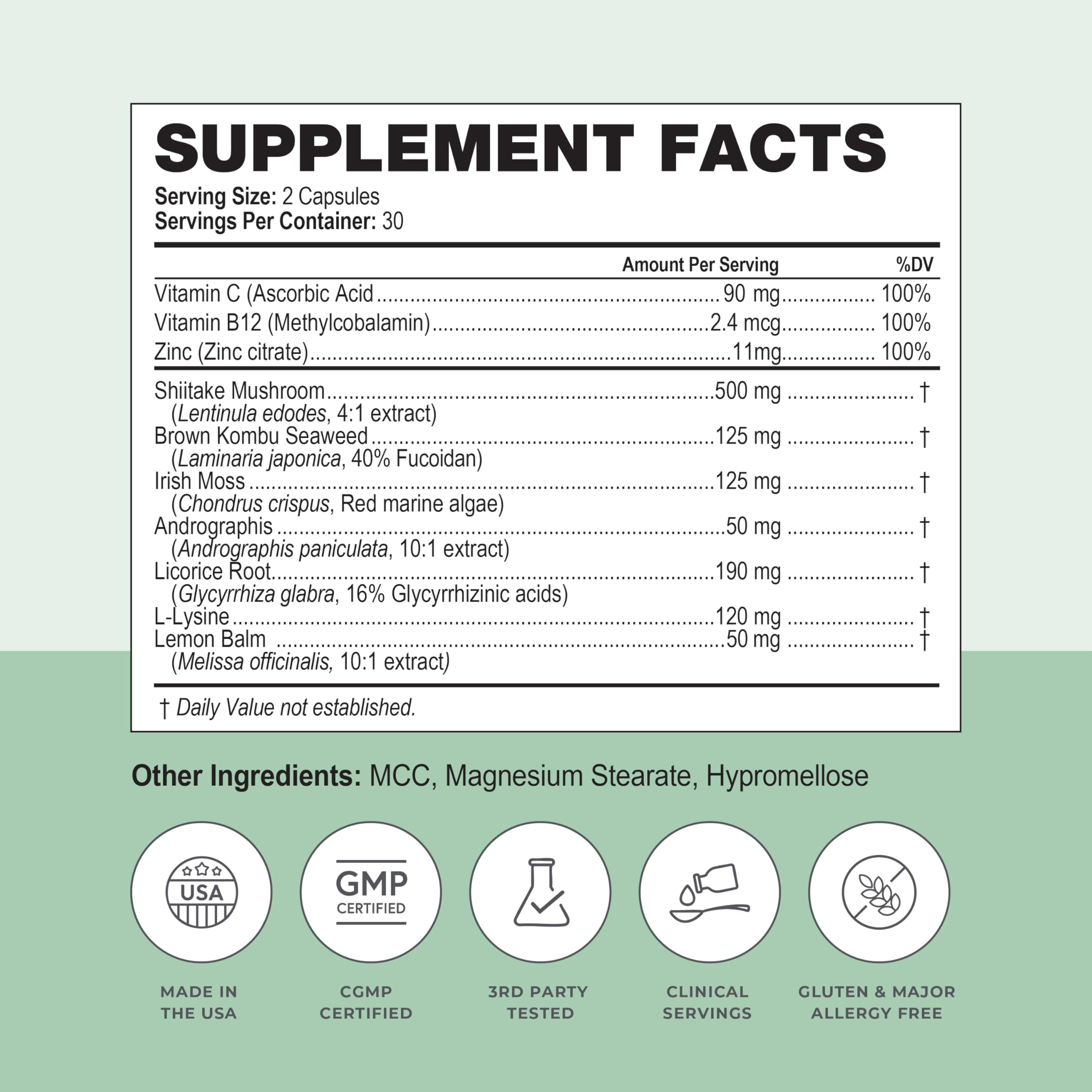 Simplix | Natural Supplement to Strengthen The Immune System | Respond to Outbreaks | Source of Highly Researched Mushroom & Seaweed Polysaccharides 60 Veggie Capsules (3 Pack) (180 Count) Papillex buy supplements Au