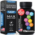 Bariatric Multivitamin with Iron 45mg for Women & Men - 21-in-1 Essential Post Gastric Bypass and Gastric Sleeve Vitamins A,C,D,E, B Complex BIOACTIVE LABS
