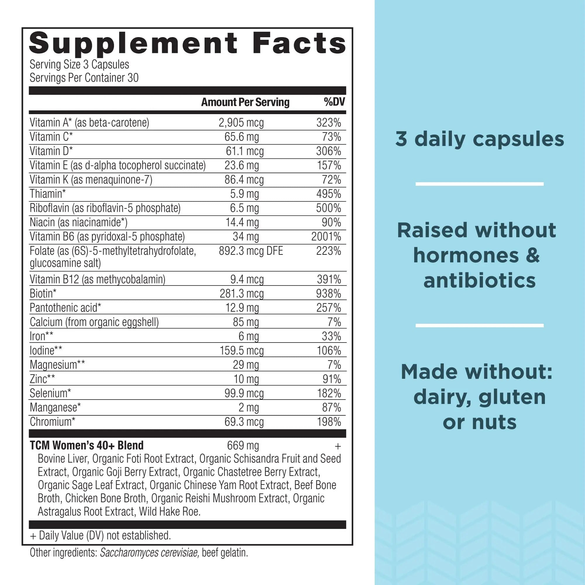 Ancient Nutrition Multivitamins for Men and Women, Age 40+ (90 Count) Ancient Nutrition