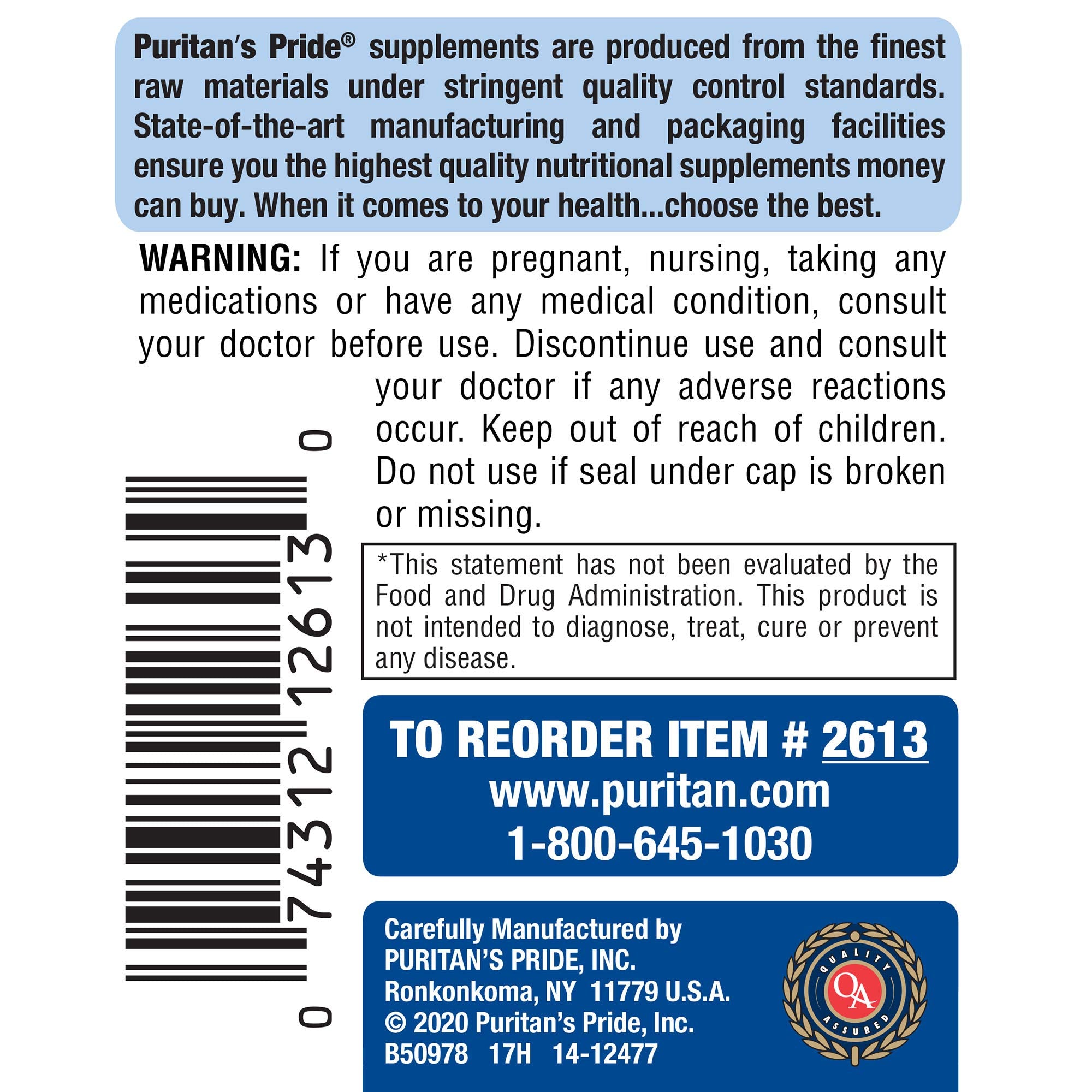 Puritan's Pride Probiotic Supplement, Acidophilus, Capsule, 250 Count(Pack of 1) Puritan's PrideBuy Supplements Australia