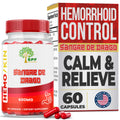 SPF Natural Products HEMOKIN with Sangre de Drago – Hemorrhoid and Fissure Relief Supplement, Helps with Itching, Swelling, Pain Relief (60 Caps) (1) SPF Natural ProductsBuy Supplements Australia