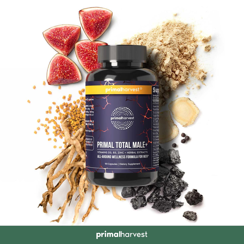 Primal Harvest Primal Total Male Natural Tribulus Terrestris, Fenugreek, Korean Ginseng Primal HarvestBuy Supplements Australia