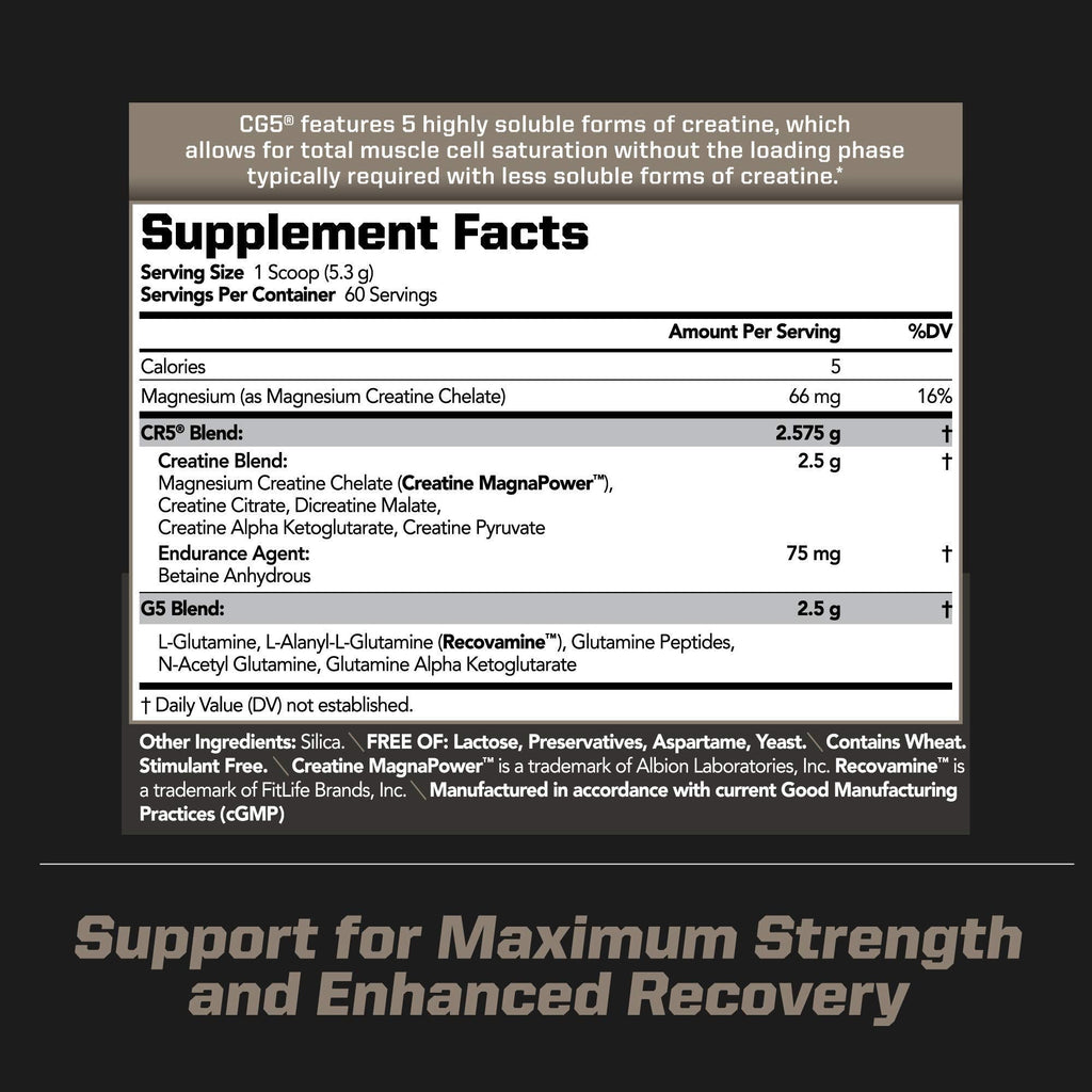 PMD Sports Ultra Pump Fuel Insanity - Pre Workout – Cherry Bombsicle (30 Servings) Sports CG5 Premium Creatine and L-Glutamine Powder (60 Servings)