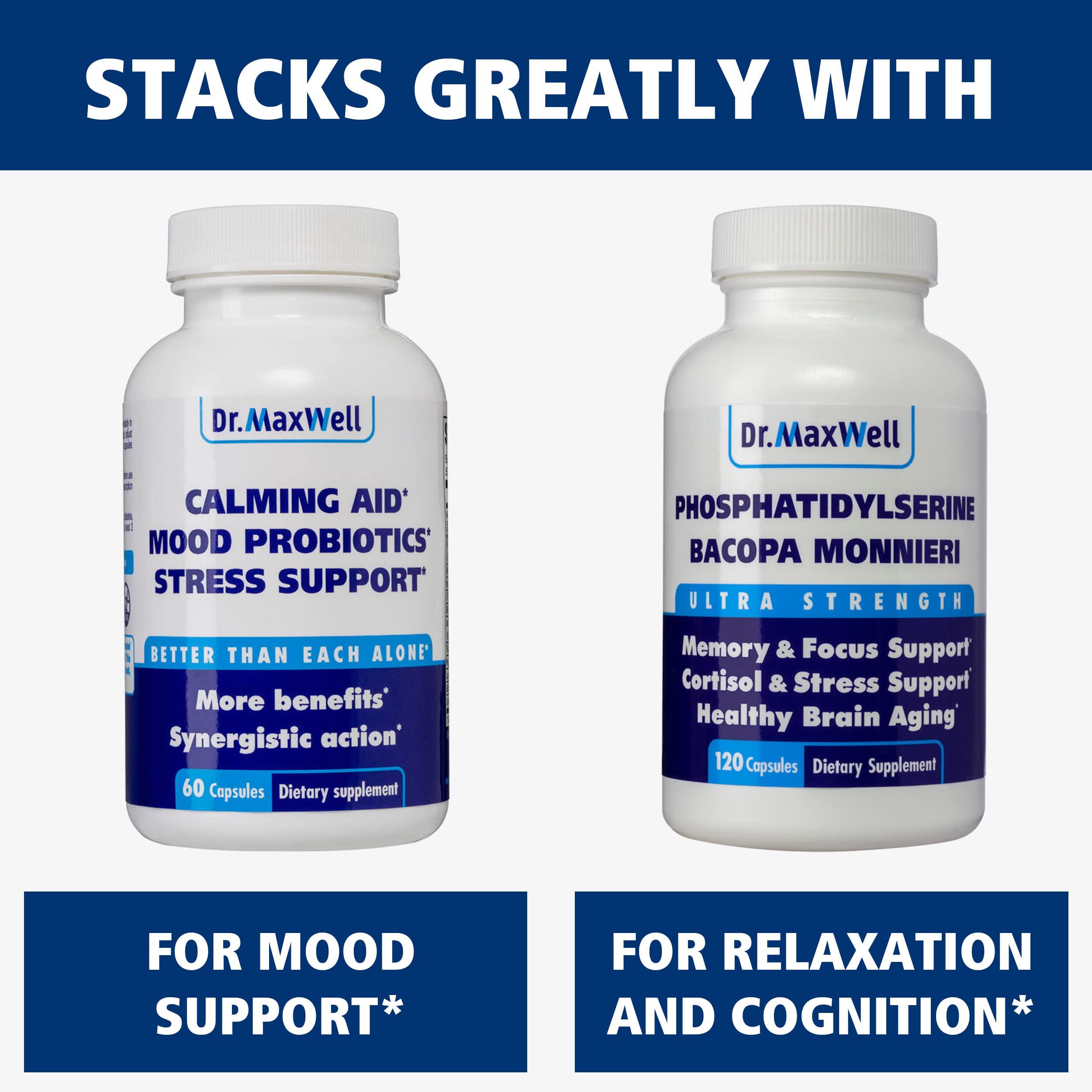 Dr. Maxwell Cortisol Manager Supplement, Supports Relaxation, Mood & Sleep in Times of Occasional Stress, Ashwagandha Rhodiola Adaptogens, Helps Maintain Normal Cortisol Levels, 120 Capsules Dr. MaxwellBuy Supplements Australia