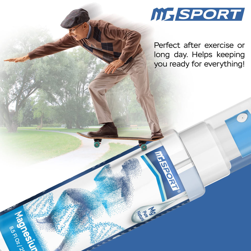 High Absorption Pure Magnesium Oil Spray – 250 ml – 100% Pure Magnesium Chloride MGSPORTBuy Supplements Australia