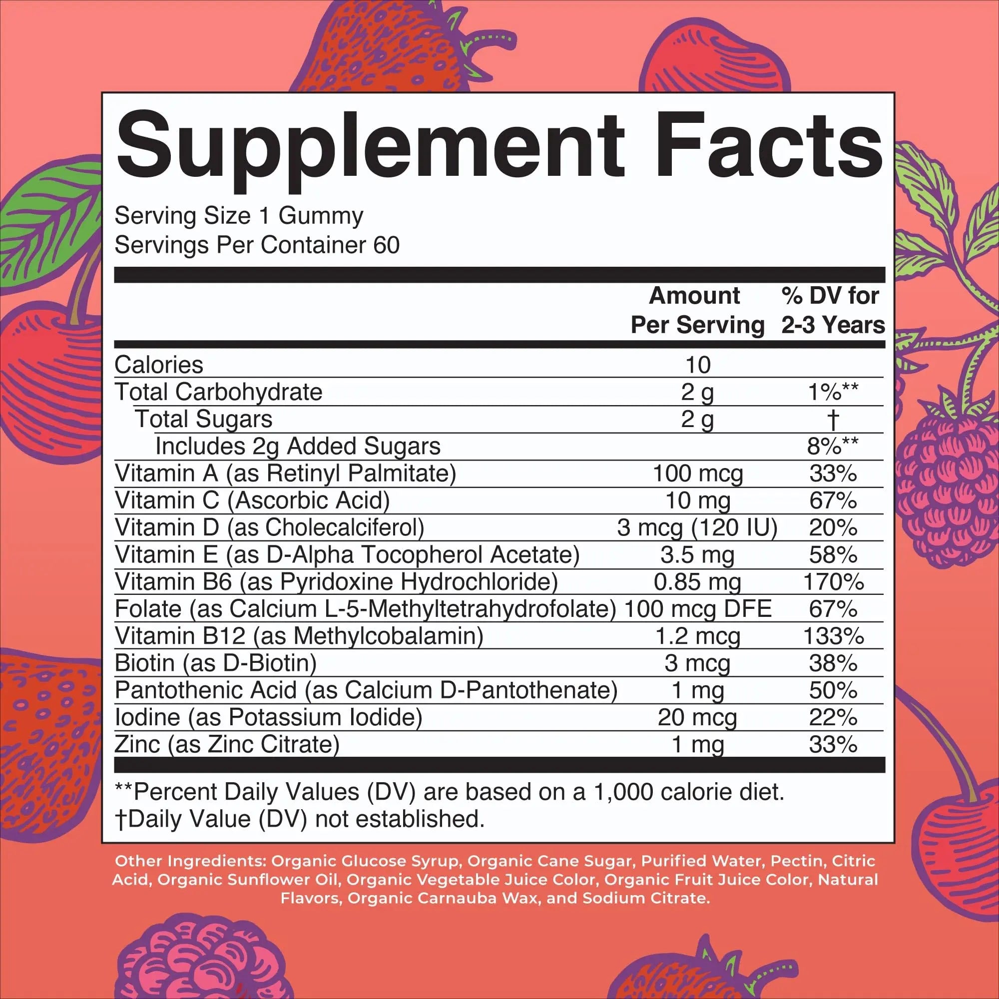MaryRuth Organics Vitamin Gummy | Kids and Toddlers Age 2+ | USDA | Daily Vitamin C | D3 | Zinc | MaryRuth OrganicsBuy Supplements Australia