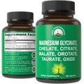 Two bottles of Peak Performance magnesium supplement on a white background