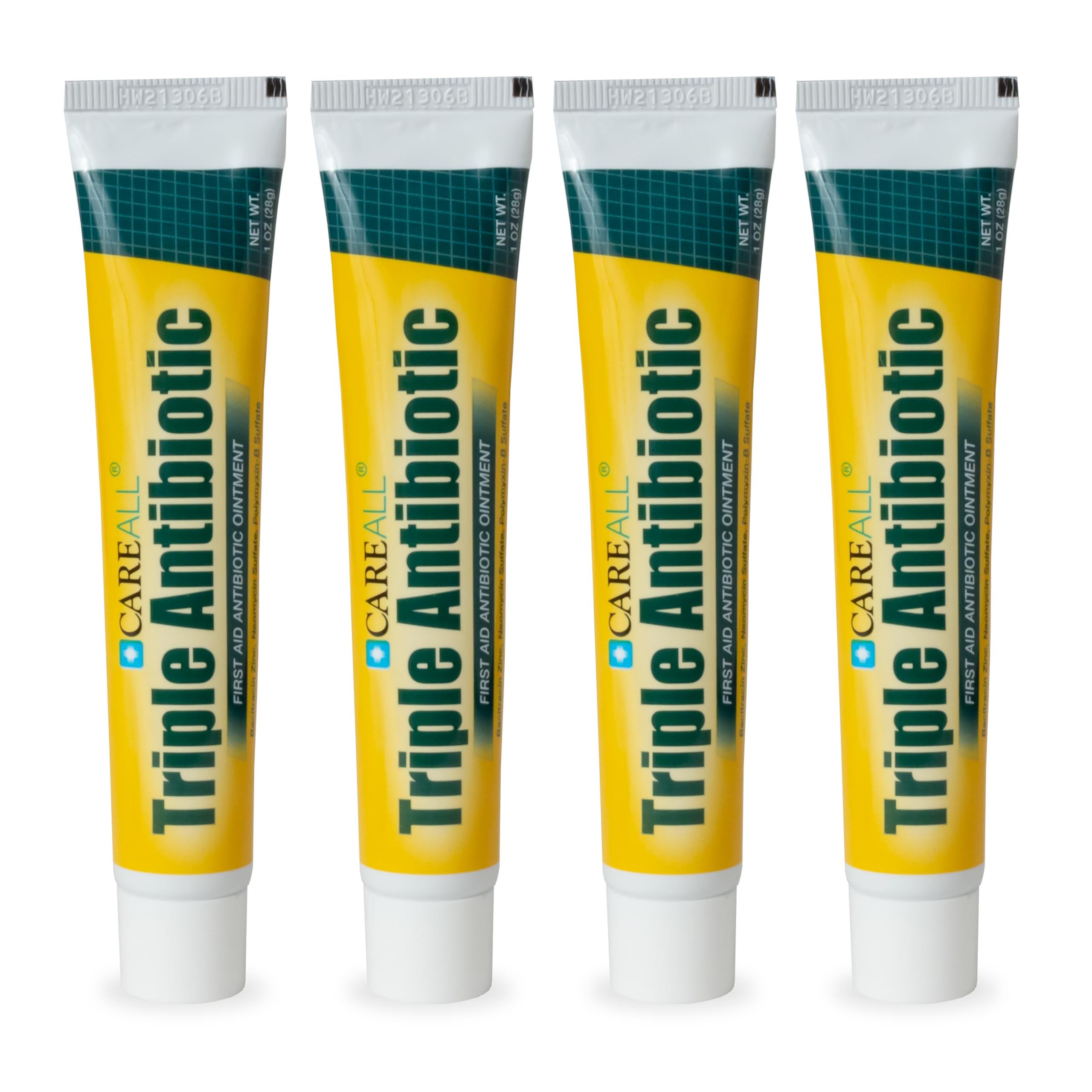 CareAll Triple Antibiotic Ointment 1.0 oz (4 Pack), First Aid Ointment for Minor Scrapes, Cuts, and Burns to Help Prevent Infection, Compare to The Active Ingredients of The Leading Brand CareAll buy supplements Au