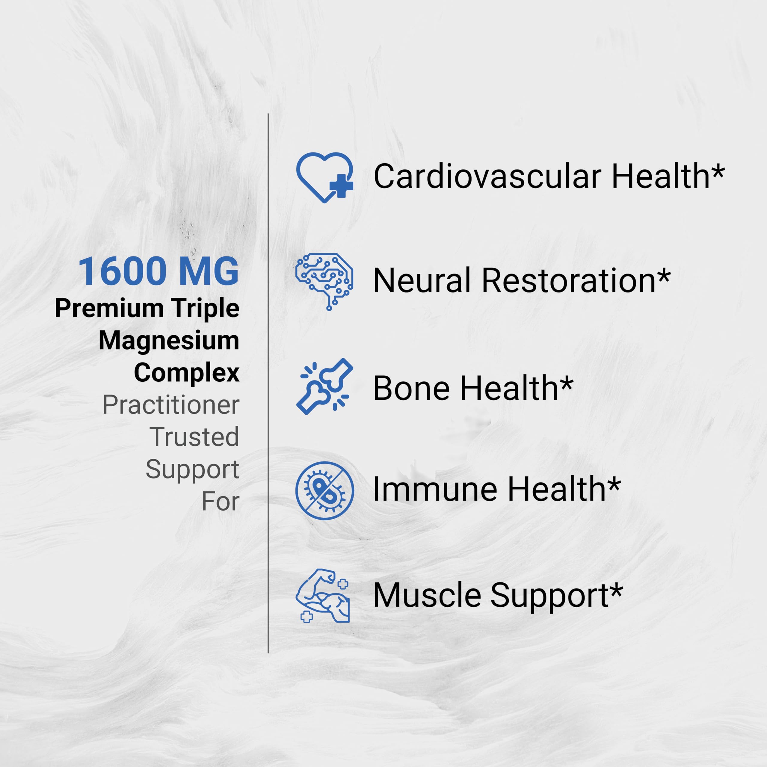 Naturalis Vegan Triple Magnesium Complex | Chelated Glycinate, Citrate & Oxide 1600mg Delivers 250mg Elemental Magnesium | Easily Absorbed for Stress, Muscle, Heart, Bone Support* | 60 Softgels Naturalis buy supplements Au