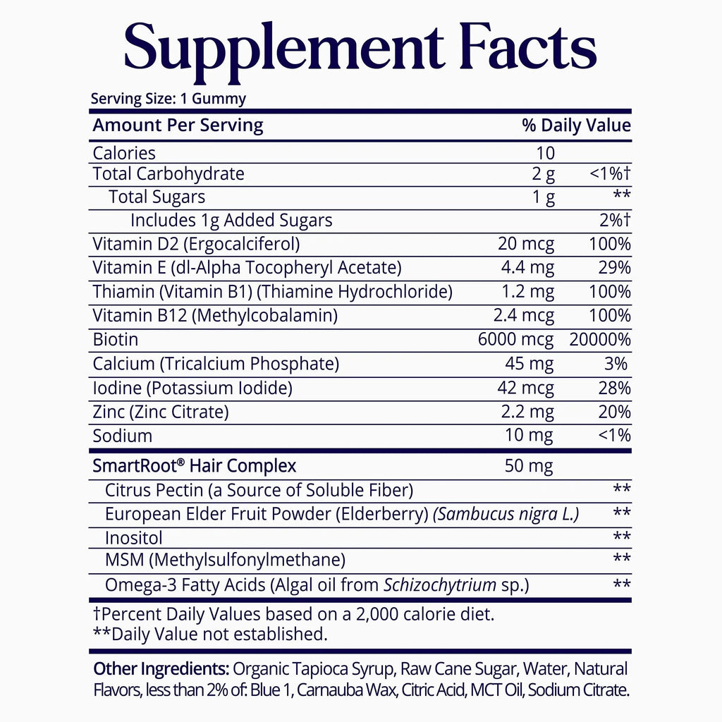SugarBearPro Hair Vitamin Gummy 3 Month Supply Extra Strength Biotin 6000mcg, Growth for Men & Women, Vegan Vitamin B12 SugarBearHairBuy Supplements Australia