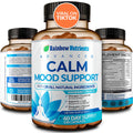 28 in 1 Calm Mood Support Supplement- Natural Happy Pills for Occasional Anxiousness & Stress, Worry feelings, Relaxation, Mental Clarity | Max Sleep & Mood Support for Women & Men|120 Vegan Capsules Rainbow Nutrients, LLCBuy Supplements Australia