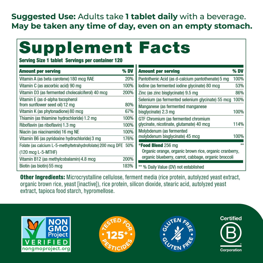 MegaFood Women's 55+ One Daily Multivitamin for Women with Vitamin A, Vitamin C MegaFoodBuy Supplements Australia