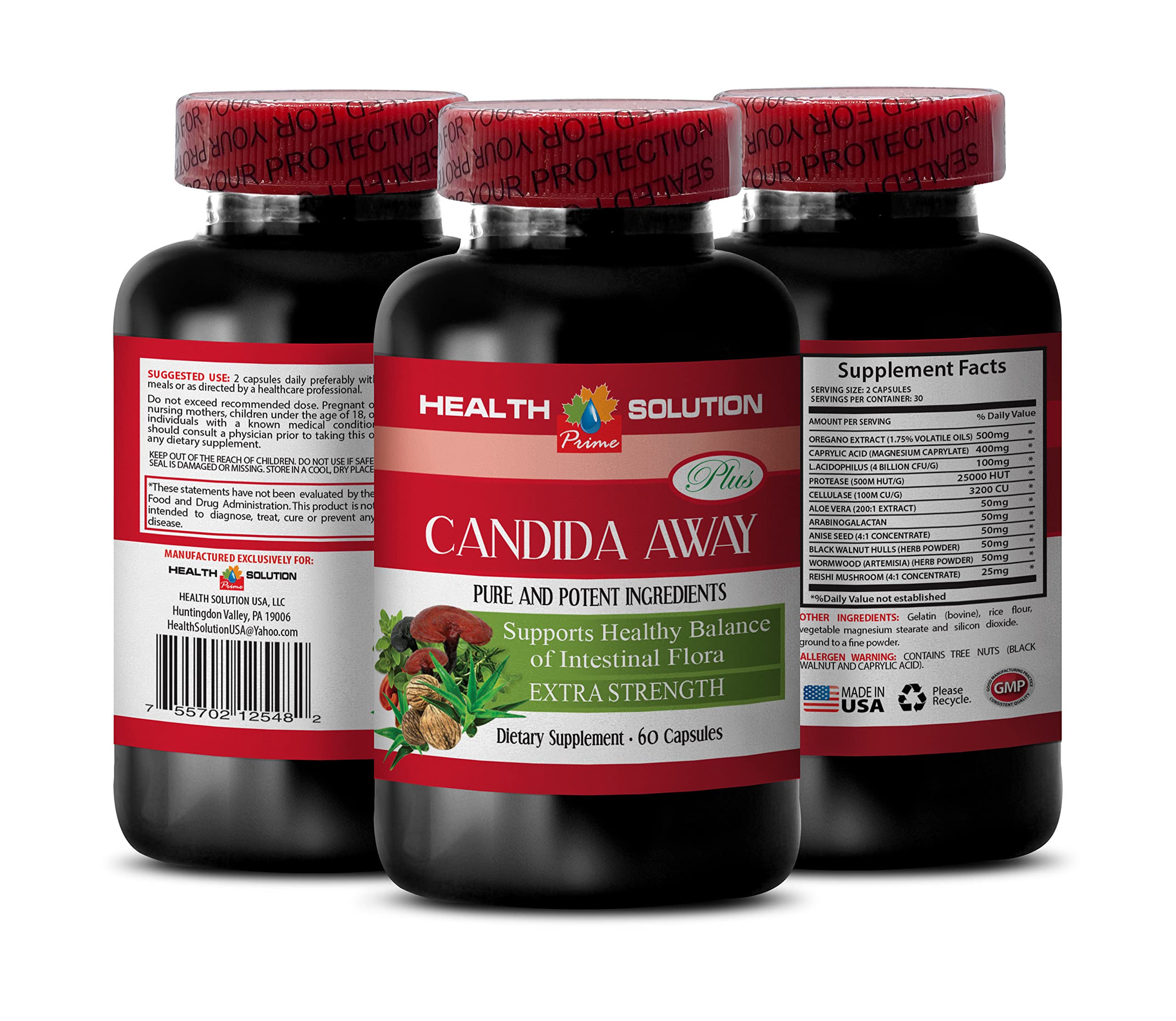 Immunity Support Supplement - Candida Away Plus - Candida Digestive - Candida Cleanse Extra Strength Health Solution PrimeBuy Supplements Australia