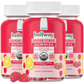 Bellway Super Fiber Gummies for Adults (3 Pack) - Sugar Free Organic Fiber Supplement 
