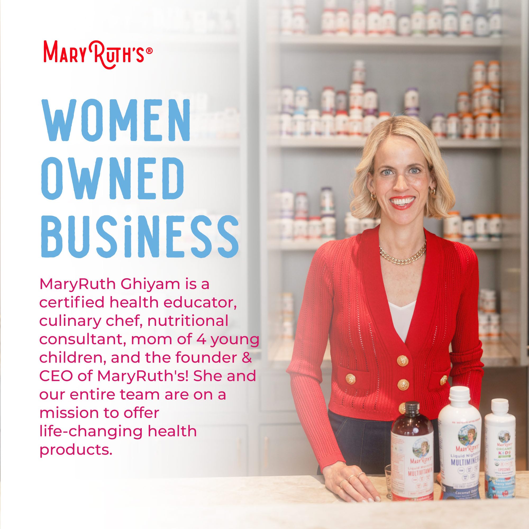 MaryRuth’s Multivitamin Liposomal for Women 40+ | Womens Multivitamin Liposomal | Immune Support Supplement | Menopause Supplement | Methylated Multivitamin | Vegan | Sugar Free | Non-GMO |15.22 Fl Oz MARYRUTH'SBuy Supplements Australia