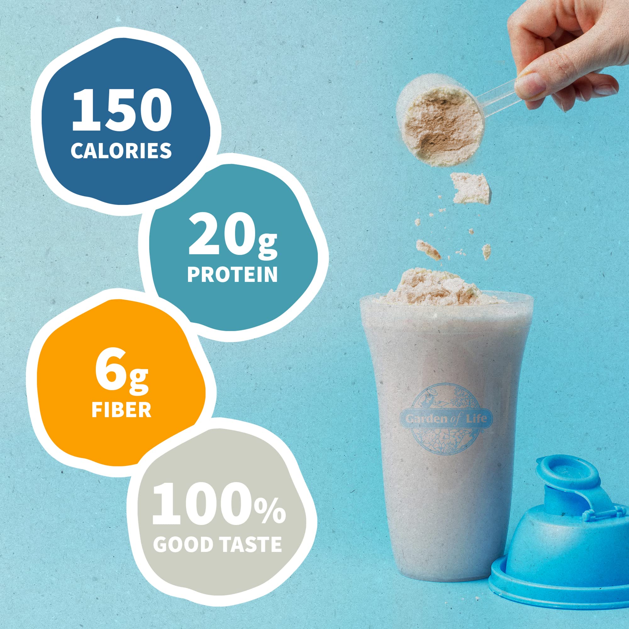 Garden of Life Vegan Protein Powder - Raw Organic Meal Replacement Shakes