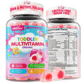 Organic Toddler Multivitamin Gummies + Omega-3 (DHA/EPA), Postbiotics | kids 2+ multivitamin | Vitamins A C D3 Methyl B12 Folate Zinc EnvyCure