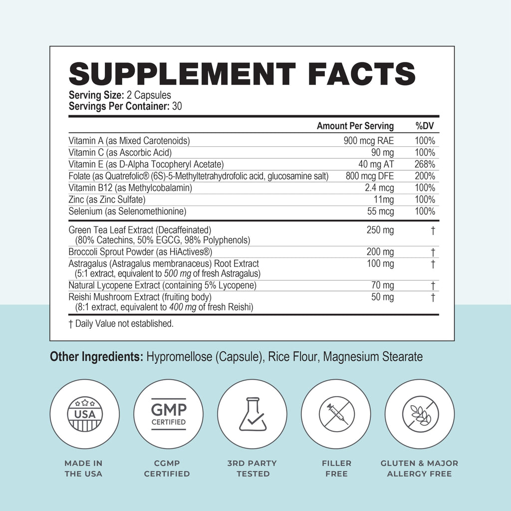Papillex Dietary Supplement Tablets All Natural Immune Support - Immunity Defense - Best Immune System Booster - Organic 60 Capsules Bottle (Single Bottle) Papillex buy supplements Au