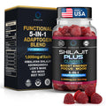 Nusalus Shilajit Plus Gummies – 5-in-1 Adaptogen Energy & Focus Supplement | Shilajit, Ashwagandha, Lion’s Mane, Sea Moss & Beet Root | Natural Energy & Stress Support | Made in USA, Vegan, 60ct NusalusBuy Supplements Australia
