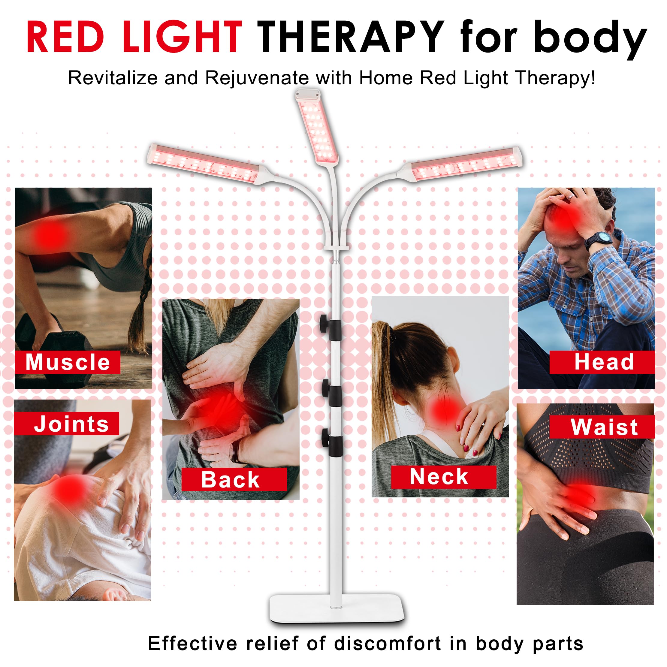 Akarishin Red Light Therapy Lamp- 660nm Red Light,850nm & 940nm Infrared Light Therapy AkarishinBuy Supplements Australia