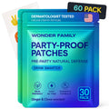 WONDER FAMILY Recovery Patches for Women & Men – Clear Mornings After Parties and Nights Out – Contain Vitamins A, C, D, E, & B, Ashwagandha, Boswellia, Glutathione, Milk Thistle Extract (Blue) WONDER FAMILYBuy Supplements Australia