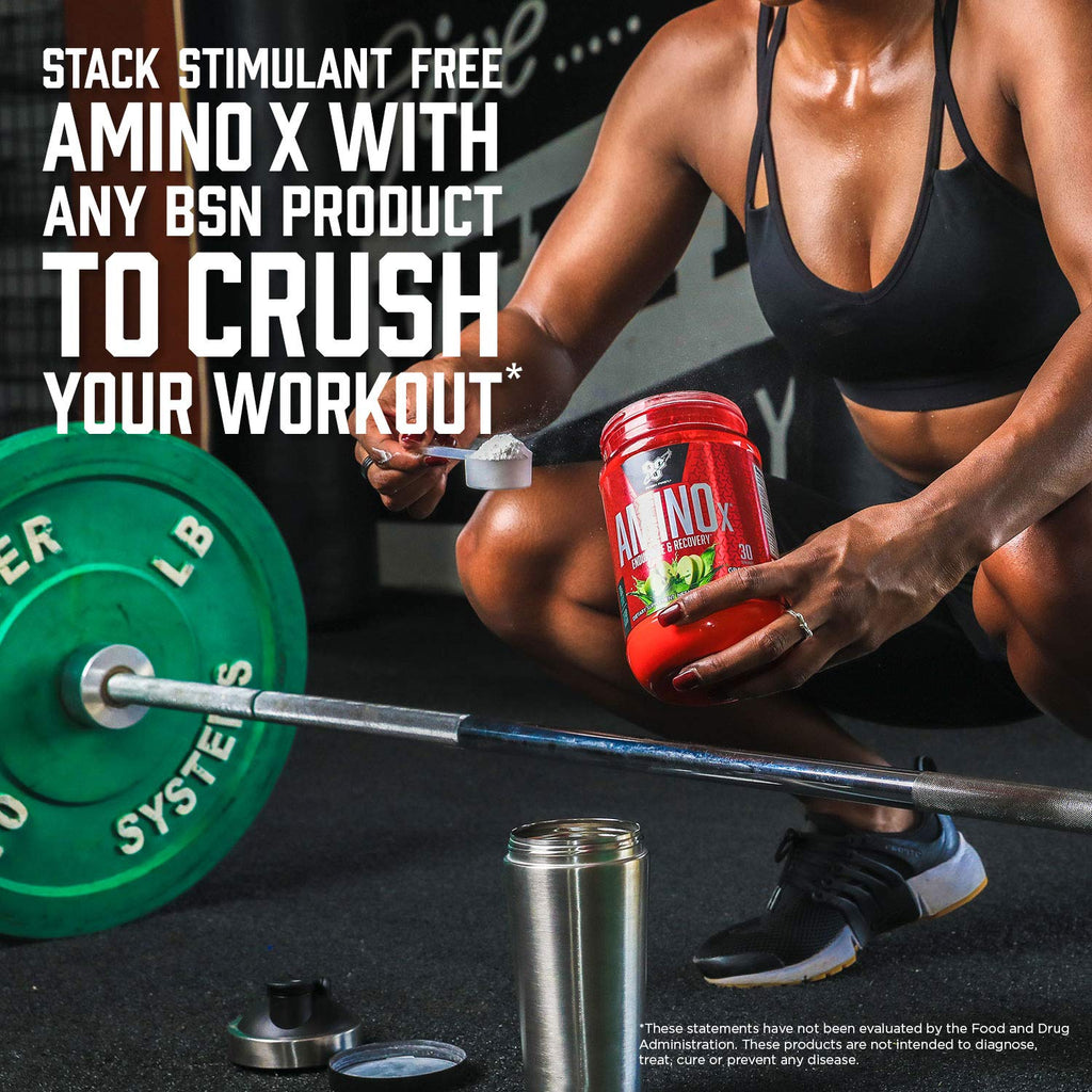 BSN Amino X Muscle Recovery & Endurance Powder with BCAAs, Intra Workout Support BSNBuy Supplements Australia