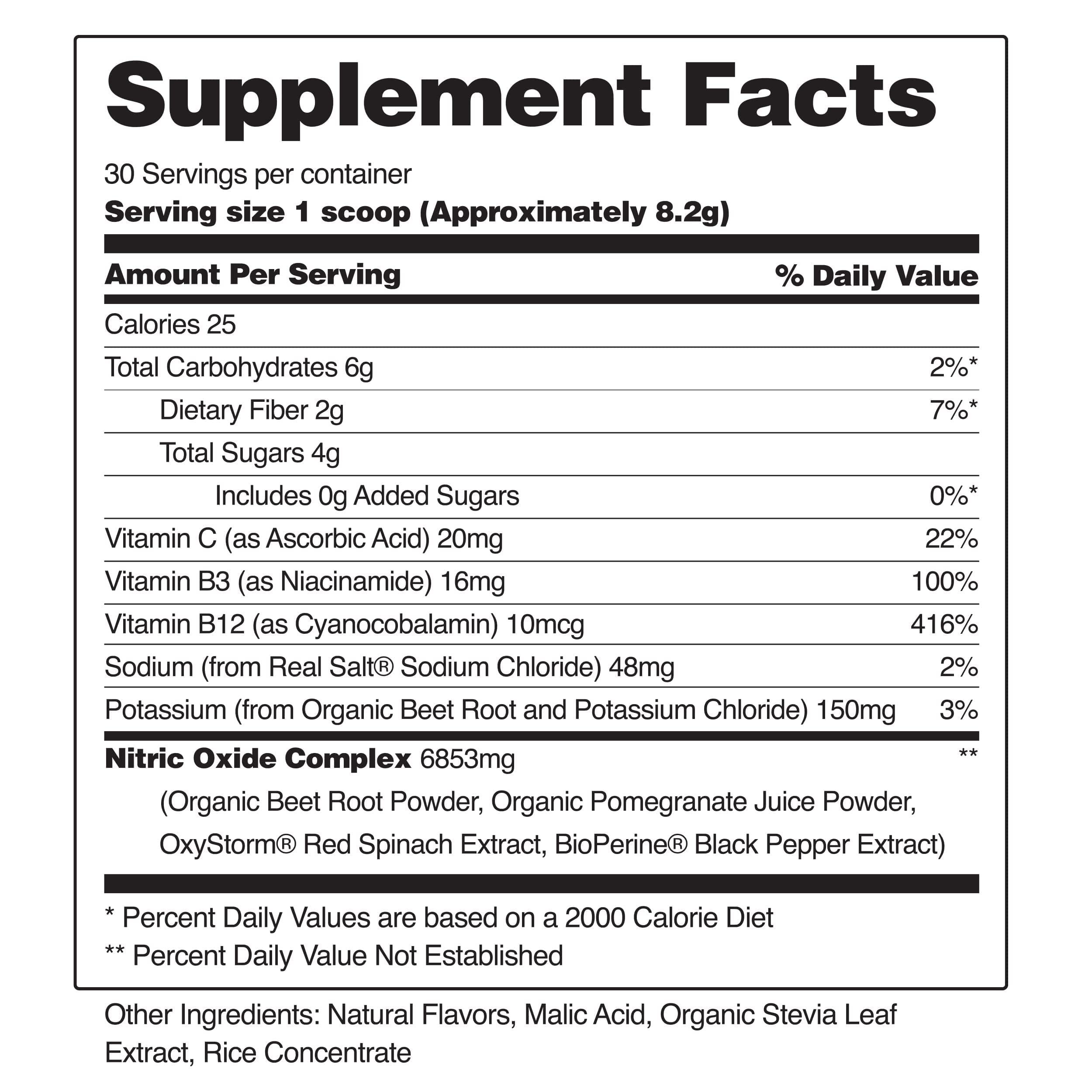 Snap Supplements USDA Organic Beet Root Powder, 3-in-1 Nitric Oxide Supplement, Support Healthy Blood Circulation, 250g (30 Servings, Cherry Lime)