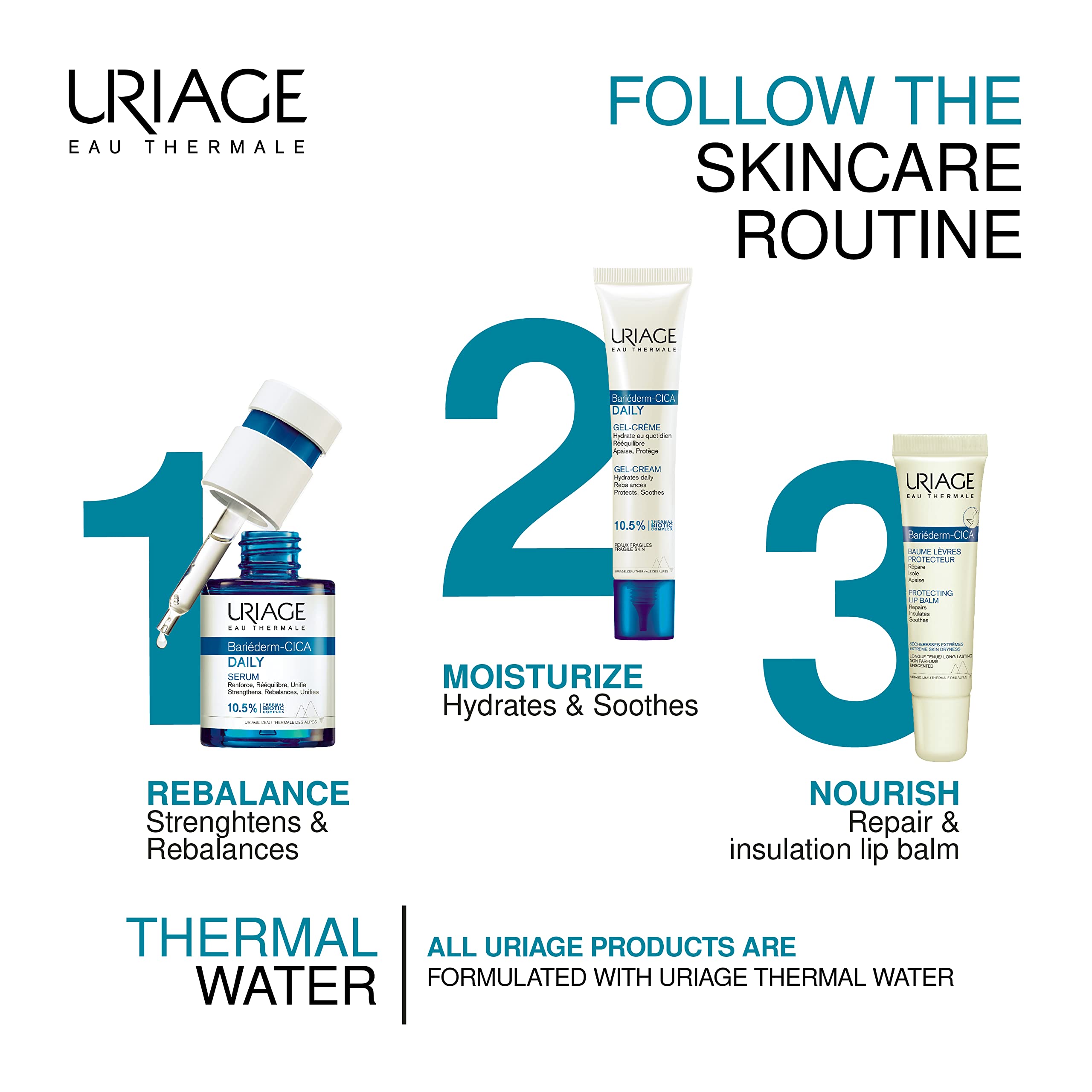 Uriage Bariéderm-cica Daily Serum 1 fl.oz. | Anti-Aging Face Serum that Prevents Fine UriageBuy Supplements Australia