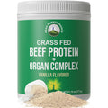 Grass Fed Beef Protein Powder + Organ Complex. Lactose Free Great Tasting Beef Protein Isolate. Animal Based Non Dairy No Whey Paleo Carnivore Supplement for Muscle Building. Vanilla Flavor Peak PerformanceBuy Supplements Australia