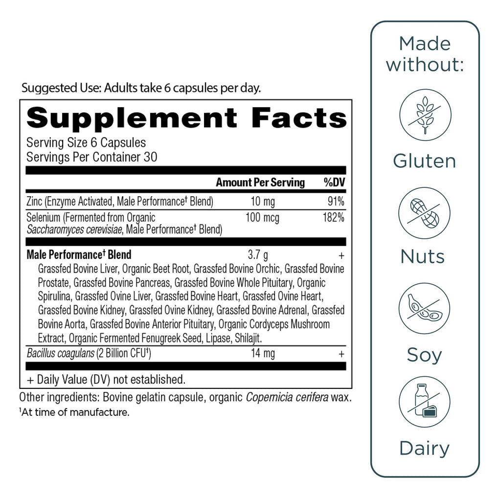 Ancient Nutrition Organ Supplements for Men, Grass-Fed and Wild Organ Complex Capsules, Liver, Prostate, Pancreas Supports Male Performance, Healthy Aging, 180 Ct Ancient NutritionBuy Supplements Australia