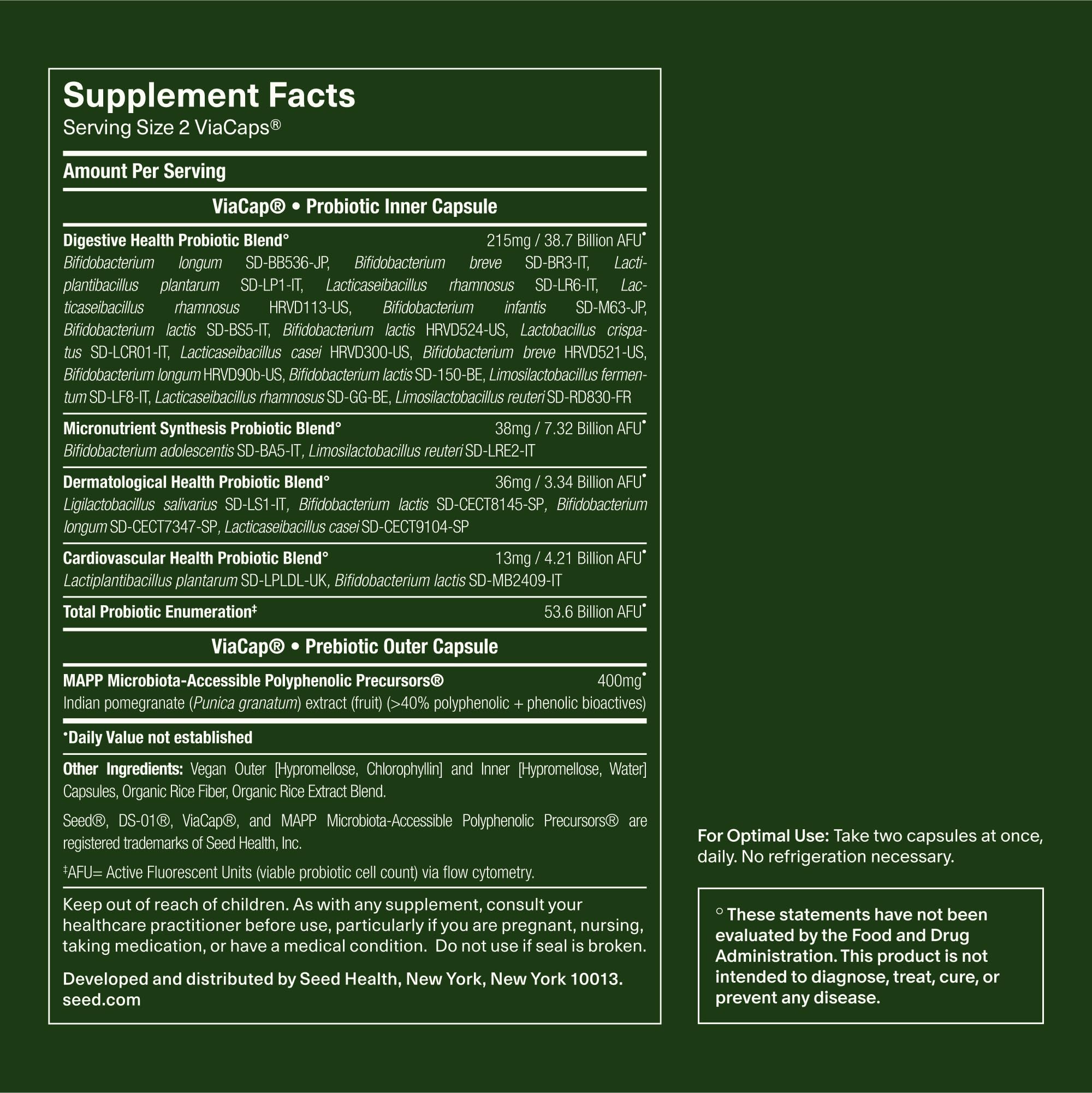 Seed 14 Day Gut Reset - Prebiotic and Probiotic for Women & Men - Digestive Health, Gut Health, Rapid Gut Recovery, Bloating & Constipation Relief - Vegan & Shelf-Stable - 28 Capsules (14-Day Supply) Visit the Seed StoreBuy Supplements Australia