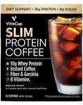 VitaCup Slim Protein Coffee for Diet Support, Instant Coffee w/Whey Protein Powder