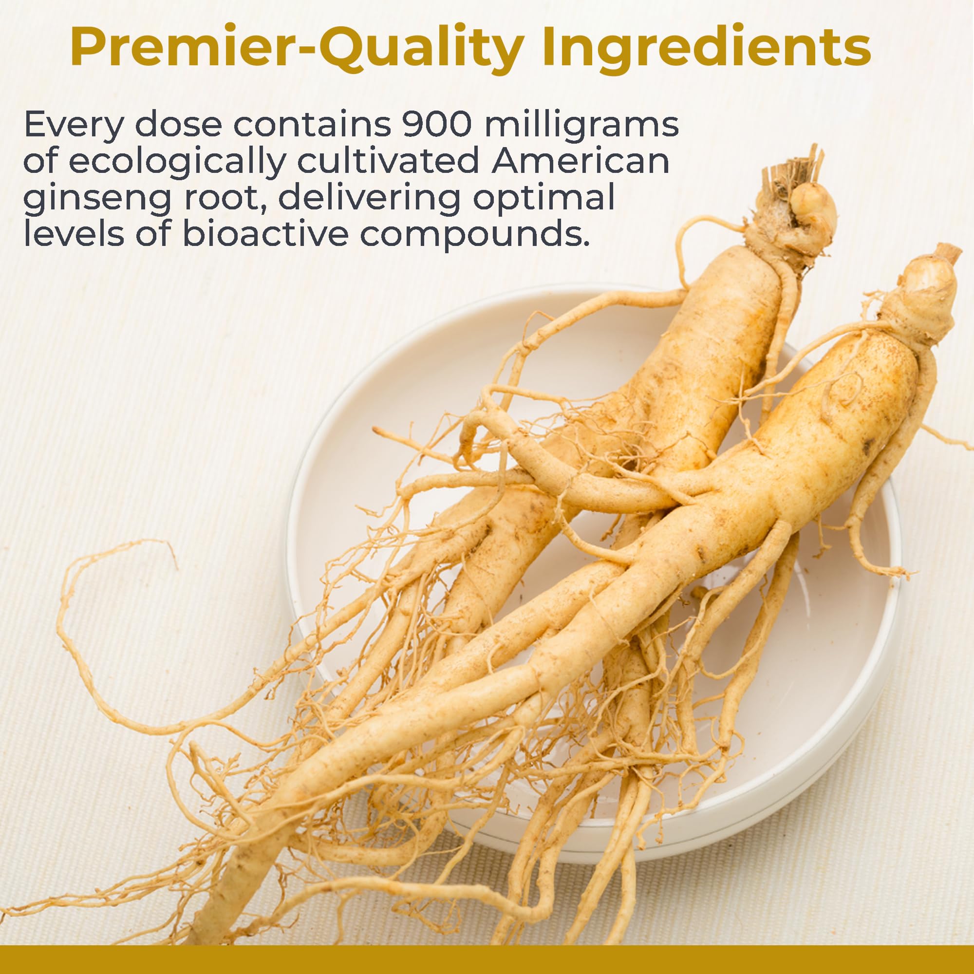 Premier Research Labs American Ginseng Supplement - American Ginseng Capsules, Herbal Ginseng Root Pills, North American Ginseng Herb Extract, Calming Energy Supplement - 60 Plant-Based Capsules Premier Research LabsBuy Supplements Australia