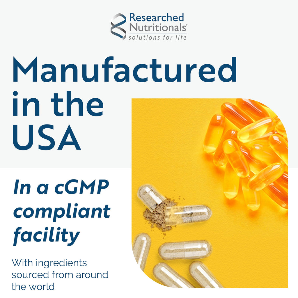 Researched Nutritionals Multi-Biome - Dual-Action Probiotics for Women & Men - Spore + Live Strain Formula with Delayed-Release Capsules for Gut Health, Histamine & Immune Support (30 ct) Researched Nutritionals buy supplements Au