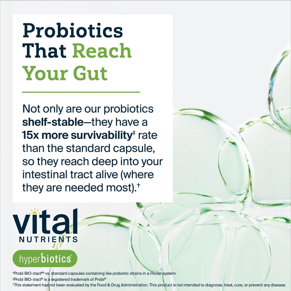 Hyperbiotics Vital Nutrients Pro-15 Advanced Probiotics for Women and Men | 15 Strains + Kiwifruit | Clinically Studied Daily Probiotics for Digestive Health, Gas, & Bloating | 30 Vegan Tablets HyperbioticsBuy Supplements Australia