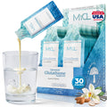 MYCL Liposomal Glutathione Supplement Squeeze Packs – Vitamin E and MCT Oil – Skin, Hair and Nail Health– High Absorption - Vanilla Almond – 30 Single-Serve Packets MYCLBuy Supplements Australia