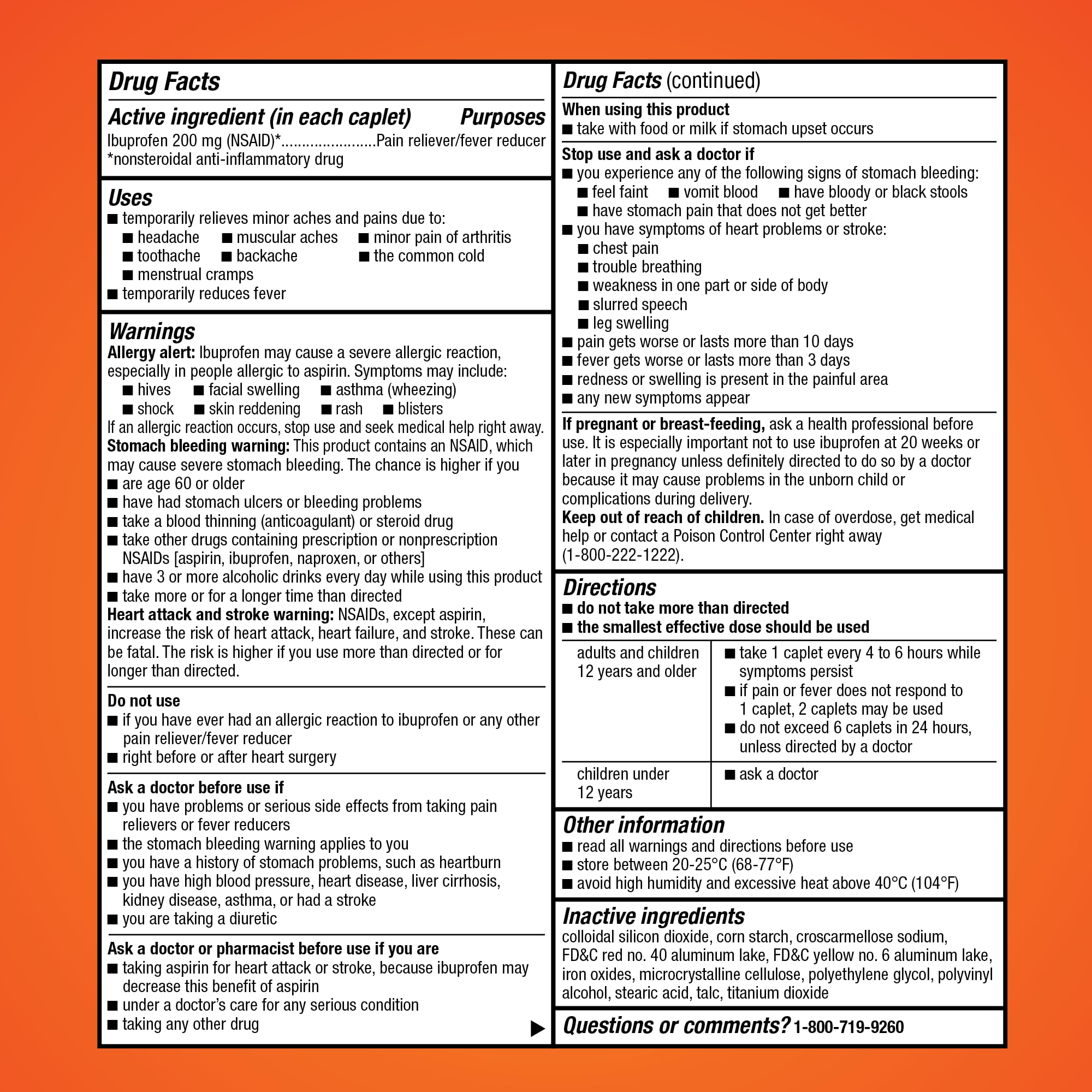 Amazon Basic Care Ibuprofen Tablets, 200 mg, Pain Reliever/Fever Reducer for Headache, Backache, Menstrual Pain and Body Aches, 100 Count Amazon Basic Care buy supplements Au
