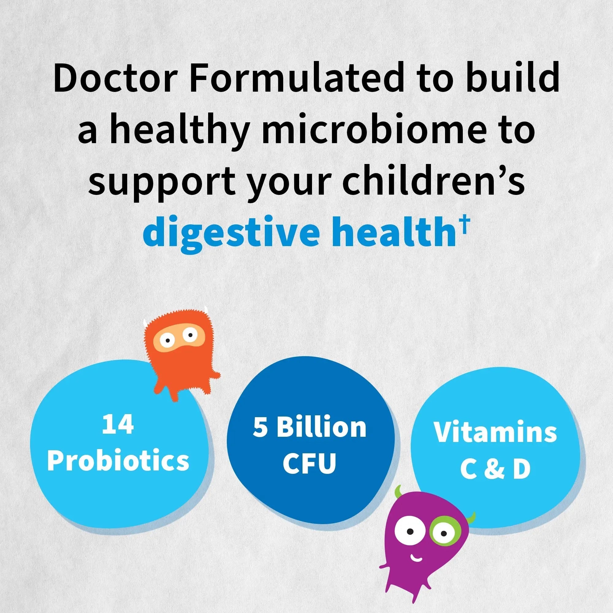 SmartyPants Organic Kids Multivitamin Gummies: Probiotics & Garden of Life Dr. Formulated Probiotics Organic Kids+ Plus Vitamin C & D - Berry Cherry - Gluten SmartyPantsBuy Supplements Australia
