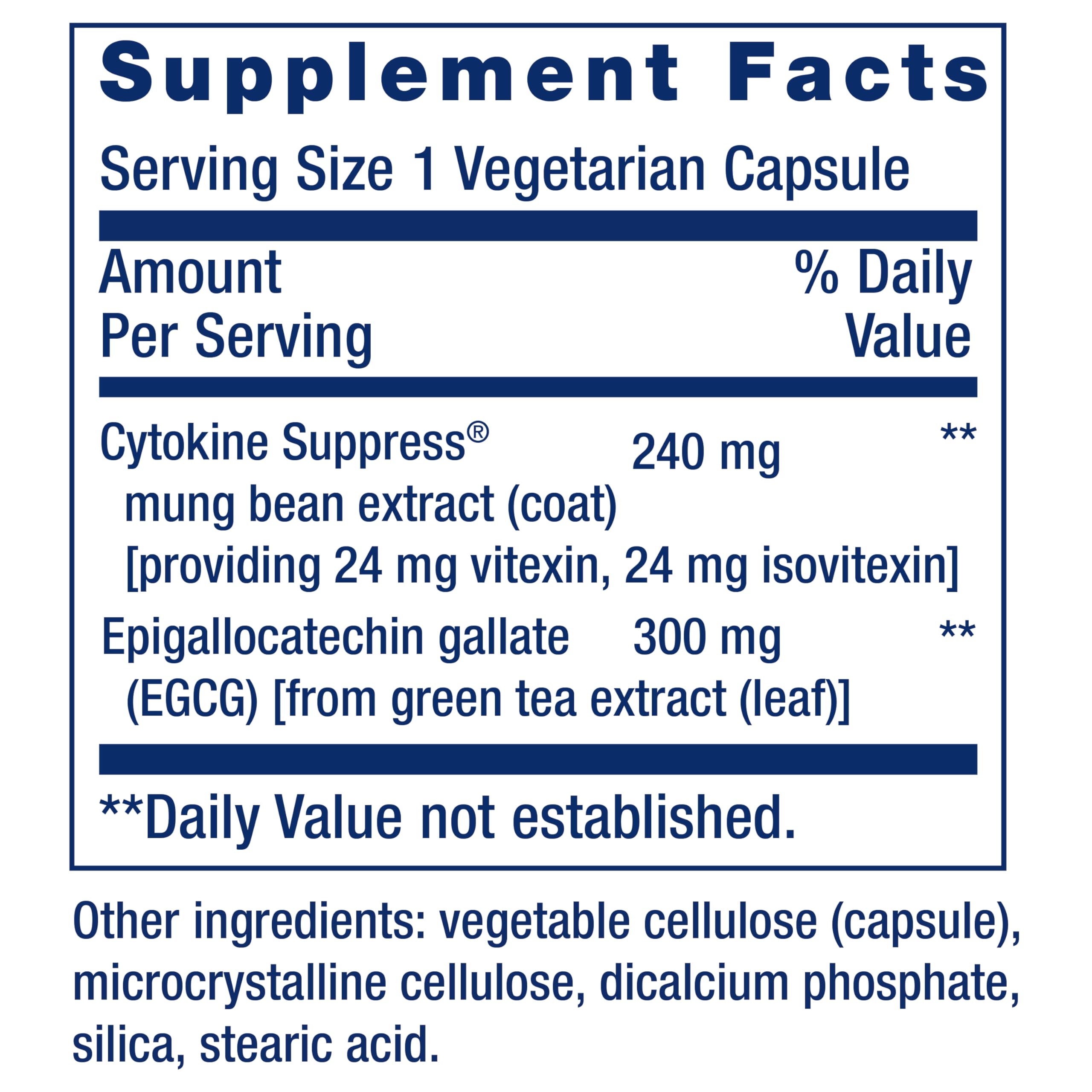 Life Extension Cytokine Suppress with EGCG, 30 Count Life ExtensionBuy Supplements Australia
