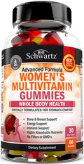 Women's Multivitamin Gummies with A C B6 B12 D & E Vitamins for Immune Support