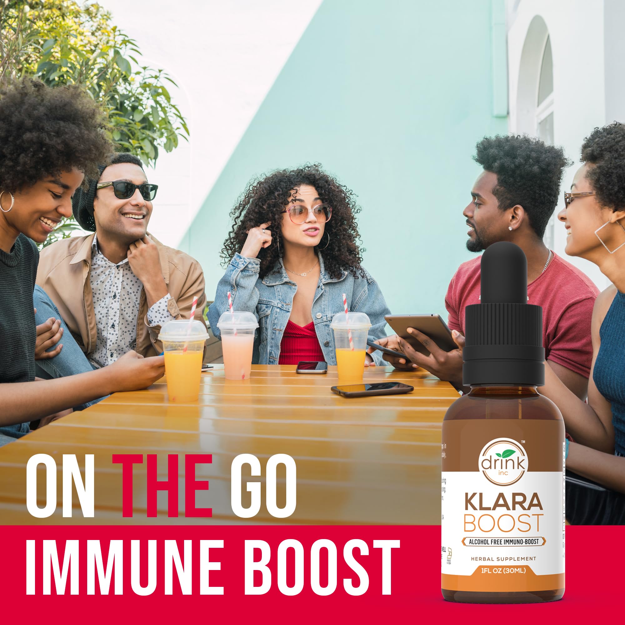 Drink Inc Klara Boost Alcohol Free Immuno-Boost | 30ML Herbal Supplement Drink IncBuy Supplements Australia