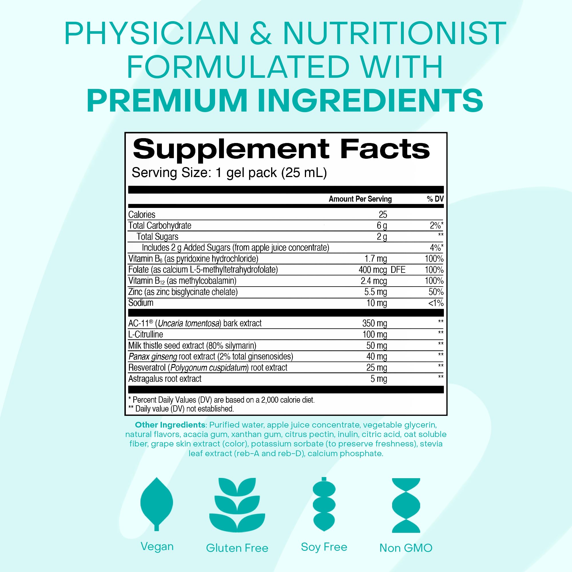 HealthyCell Telomere Length Supplement - Anti-Aging Telomere Lengthening Supplements with Phytonutrients & Vitamins for Cellular Health - AC-11, Astragalus & Resveratrol - 30 Gel Packs, Grape Flavored Healthycell buy supplements Au