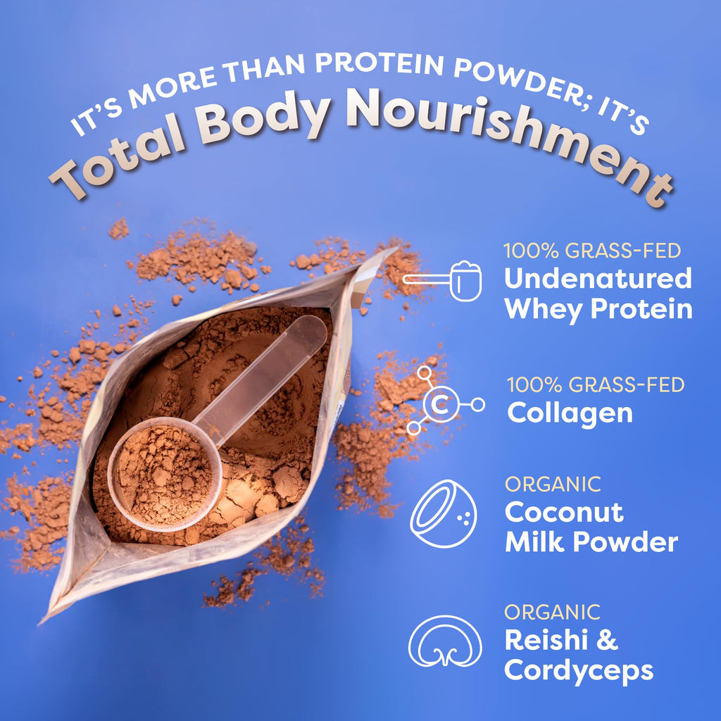FlavCity Protein Powder Smoothie, Chocolate Peanut Butter - 100% Grass-Fed Whey Pro FlavCityBuy Supplements Australia