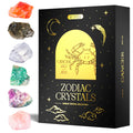 Wyspell Cancer Crystal Set - 6 Raw Cancer Crystals and Healing Stones - Cancer Zodiac Gifts for Women