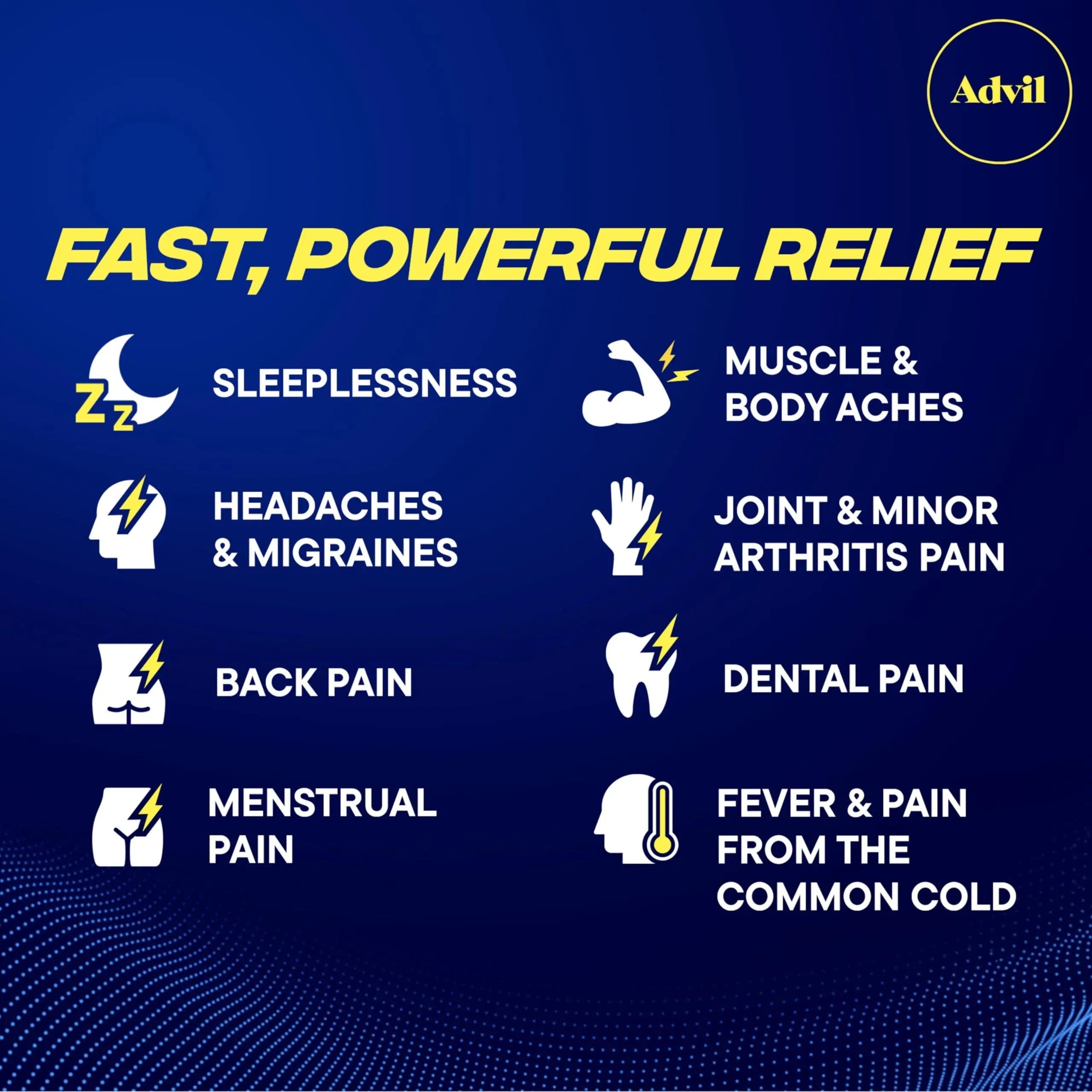 Advil PM Liqui-Gels Pain Reliever and Nighttime Sleep Aid, Pain Medicine with Ibuprofen for Pain Relief and Diphenhydramine HCL for a Sleep Aid - 2x80 Liquid Filled Capsules AdvilBuy Supplements Australia