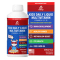 Amore Life Daily Liquid Multivitamin for Kids, High Absorption with Liquid Vitamin A, D, E, B1 and Cod Liver Oil for Kids Amore Life
