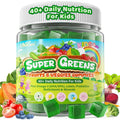 Kids Super Greens Gummies, w/Multivitamins, Spirulina, Chlorella, Spinach, Broccoli, Calcium, Omega-3 (DHA/EPA) EnvyCure